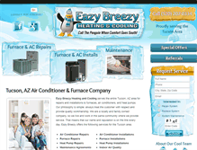 Tablet Screenshot of eazybreezyheat-ac.com